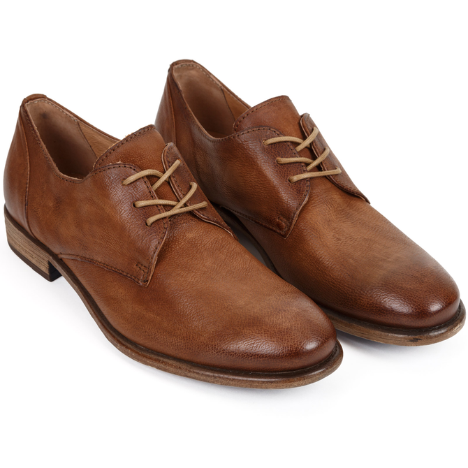 Simple Soft Leather Derby Casual Shoe