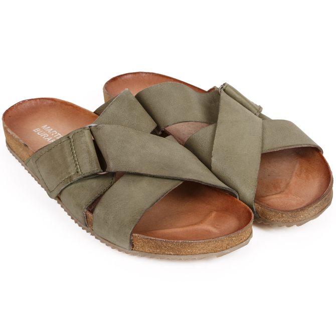 Sirob Casual Slip-on Leather Sandal