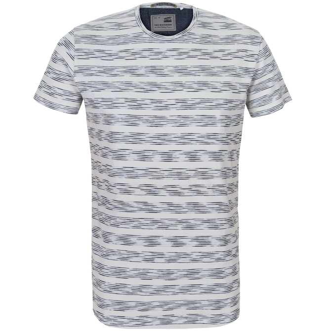 Uneven Woven Stripes T-Shirt