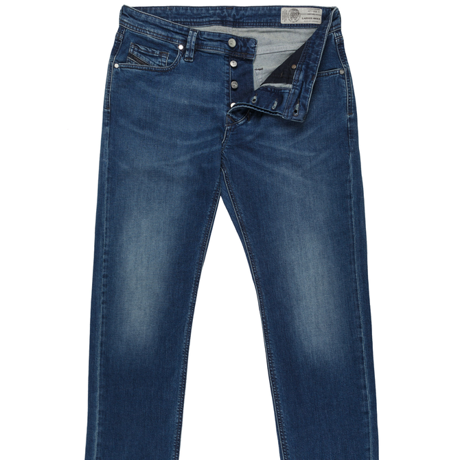 Larkee-Beex Regular Taper Stretch Denim Jeans