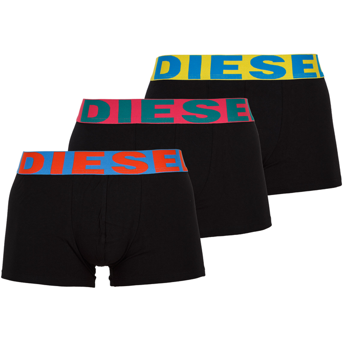 Shawn 3 Pack Bright Band Boxer Trunks