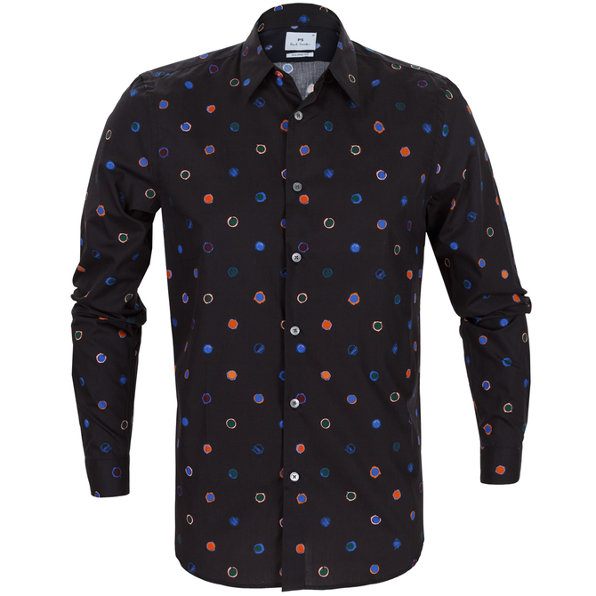 Tailored Fit Eclipse Spot Casual Shirt