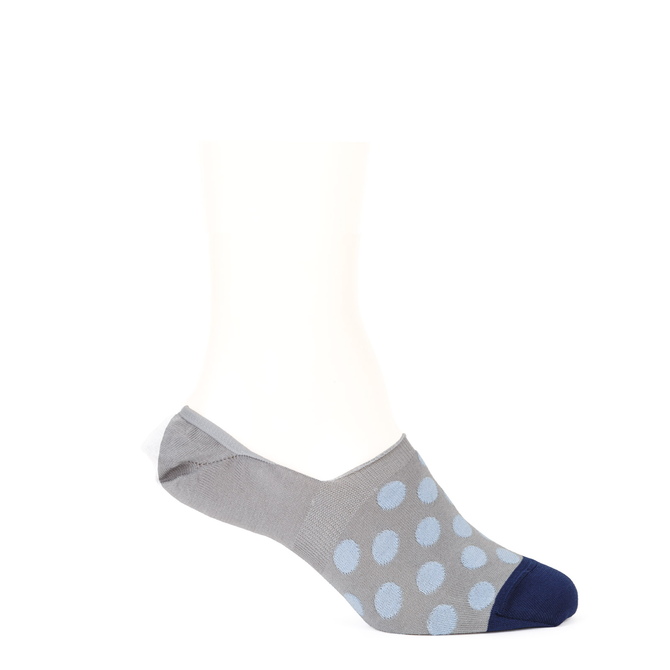 Multi Block Polka Dot Loafer Socks
