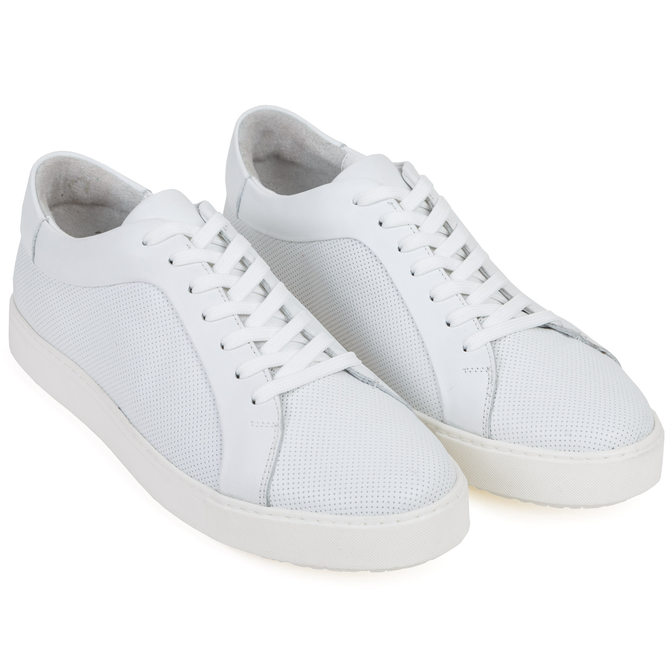 Seth Perforated Leather Sneakers