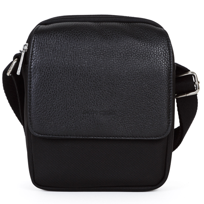 Leather & Nylon Travel Shoulder Bag
