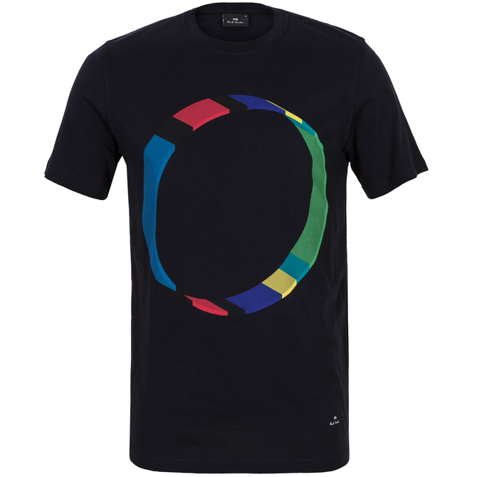3D Ring Print T-Shirt