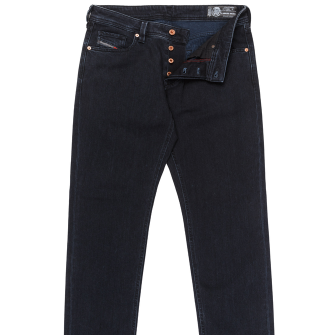 Larkee-Beex Regular Taper Stretch Denim Jeans