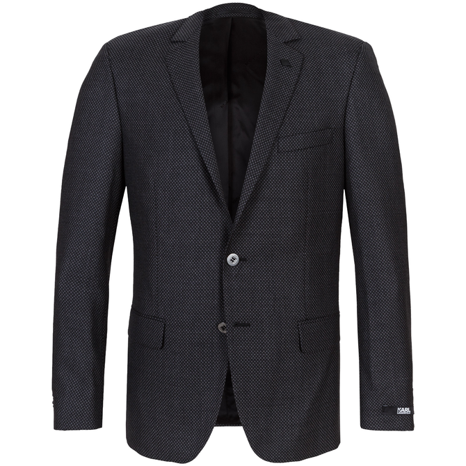 Clever Micro Circle Weave Blazer