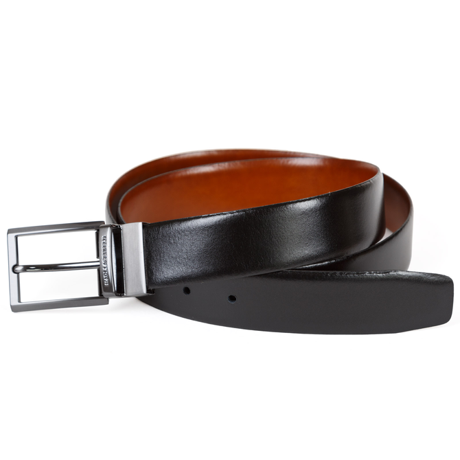 Luxury Reversible Leather Dress Belt