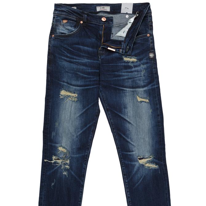 Elros X Dolfin Taper Fit Stretch Denim Jeans