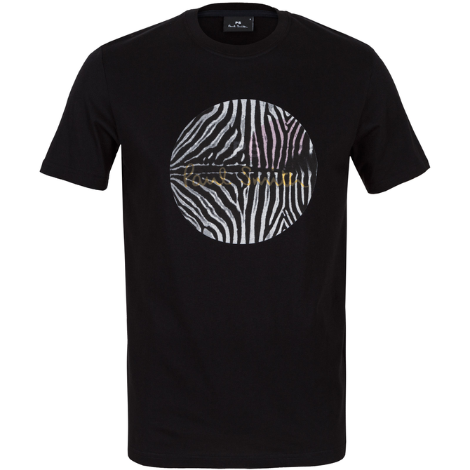 Organic Cotton Circle Zebra Print T-Shirt