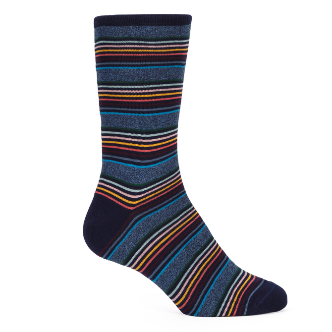 Twist Stripe Cotton Socks