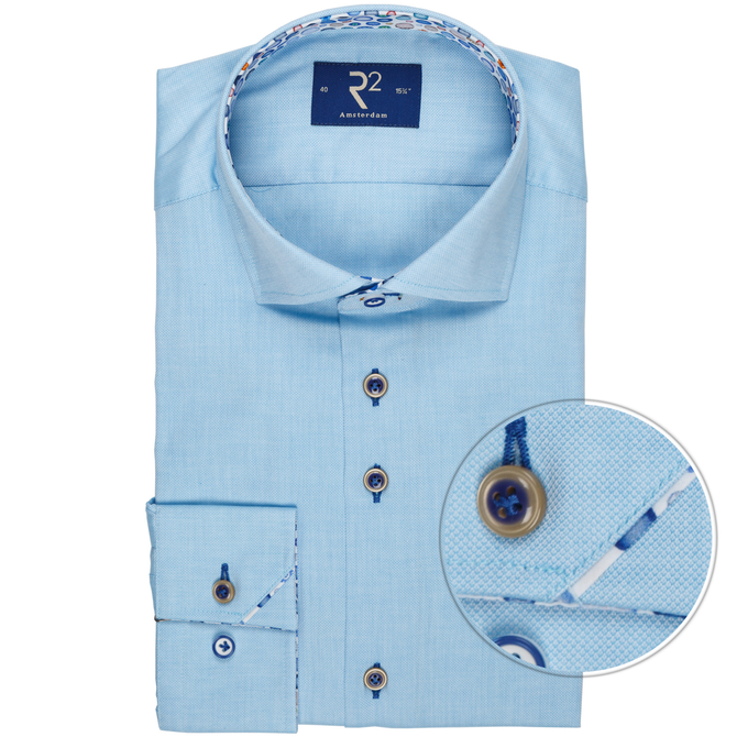 Turquoise Luxury Oxford Cotton Dress Shirt