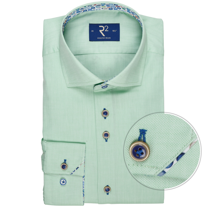 Lime Luxury Oxford Cotton Dress Shirt