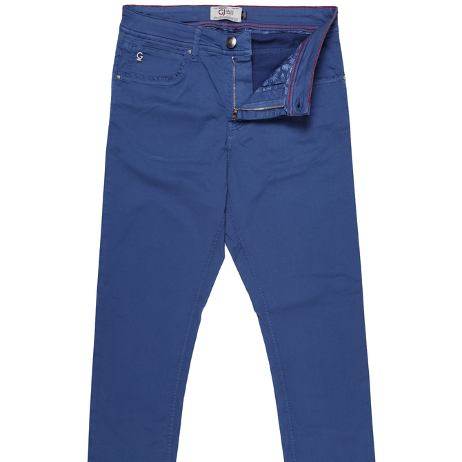 Luke Tapered Fit Stretch Cotton Sateen Jeans