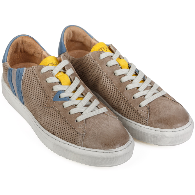Tulun Luxury Punched Leather Sneakers