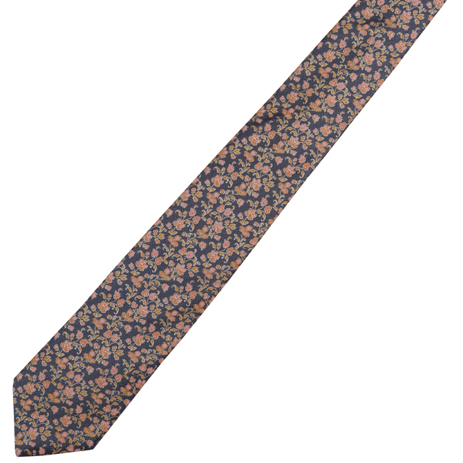 Small Micro Floral Tie