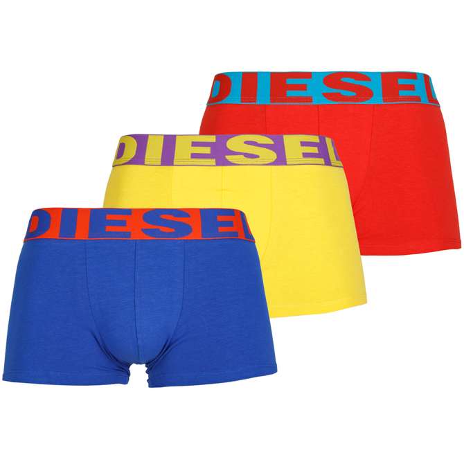 Shawn 3 Pack Bright Band Boxer Trunks