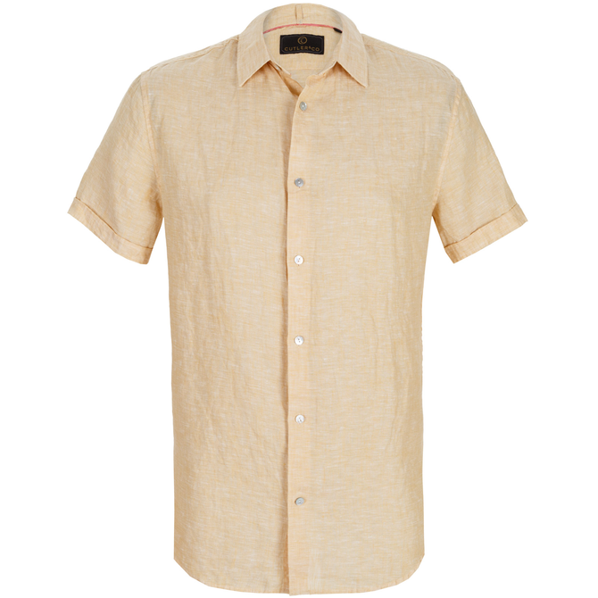 Brody Short Sleeve Casual Linen Shirt