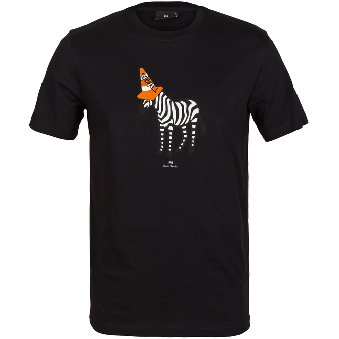 Organic Cotton Cone Zebra Print T-Shirt