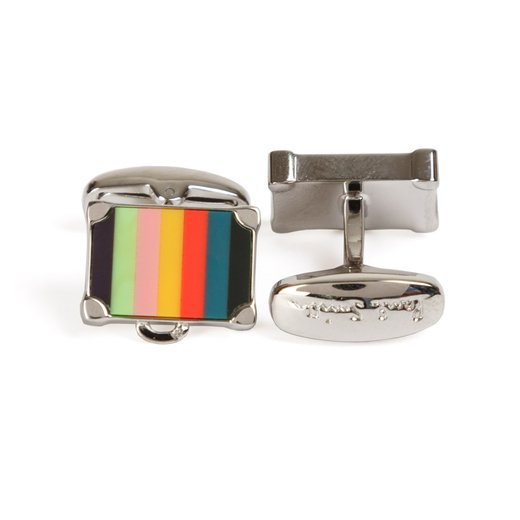 Striped Suitcase Cufflinks-gifts-Fifth Avenue Menswear