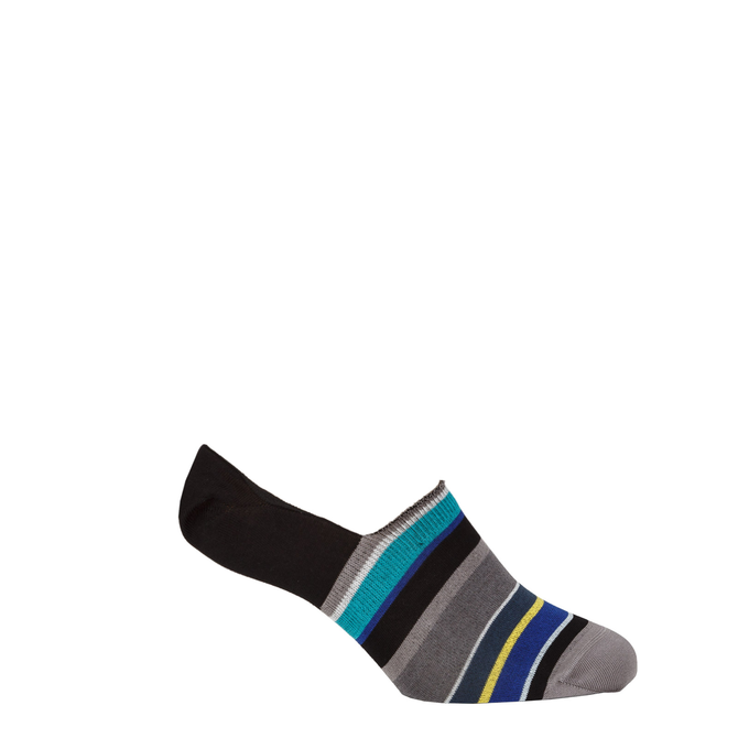 Bernard Stripe No-Show Loafer Socks