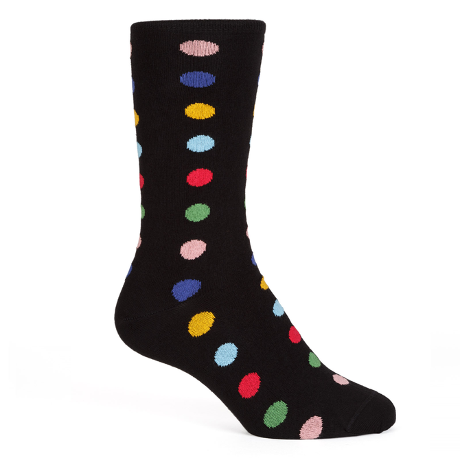Dot Line Stripe Cotton Socks