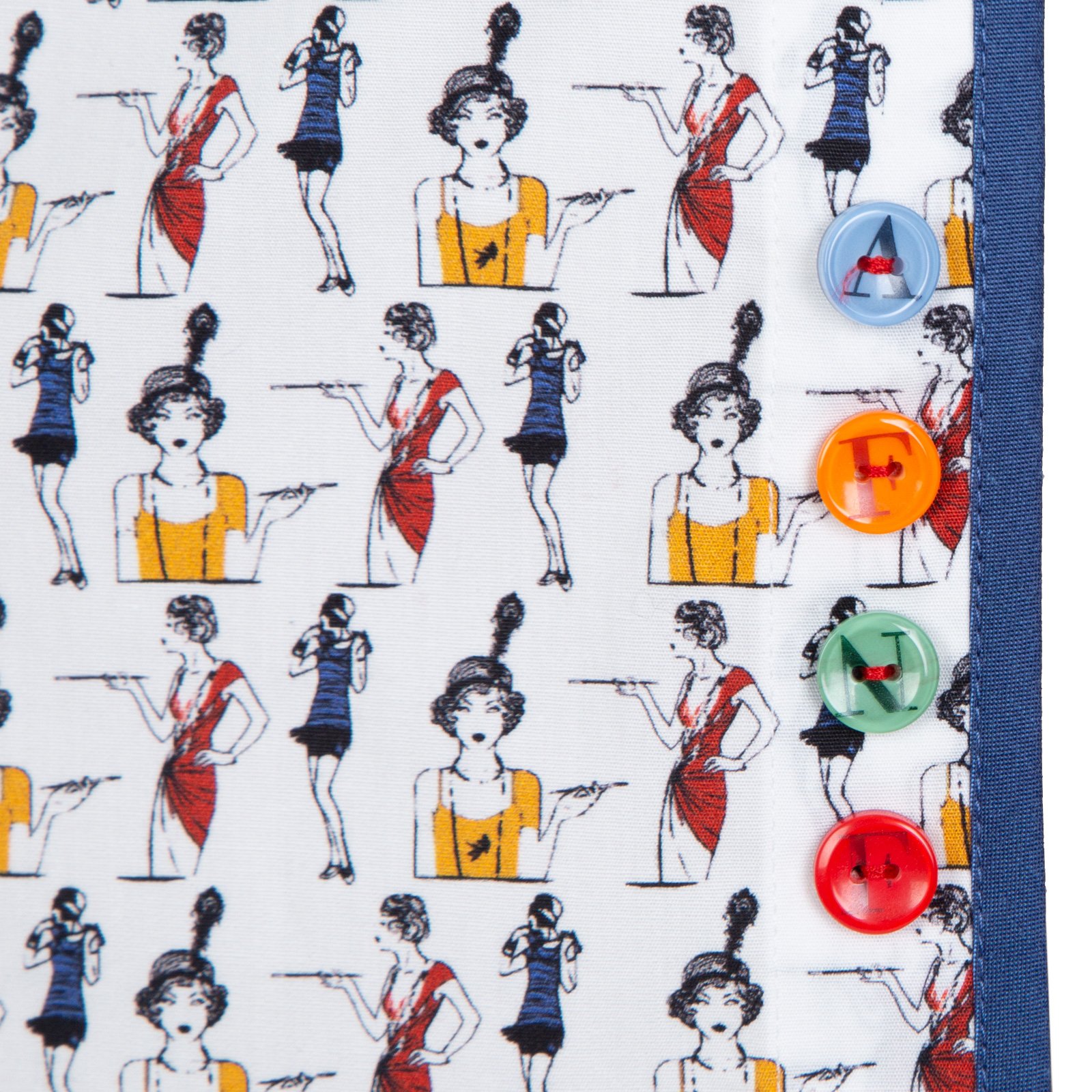 short shirt with flapper