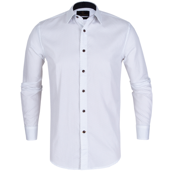 Seth Geometric Circles Casual Cotton Shirt
