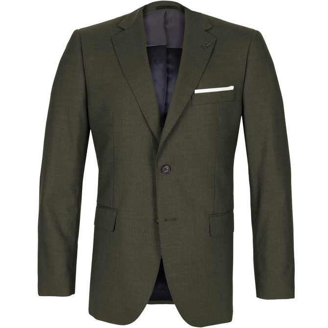 Informer Olive Green Wool Suit