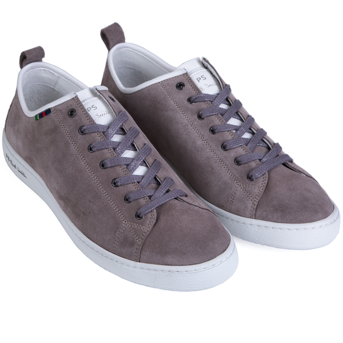 Miyata Grey Suede Leather Sneakers