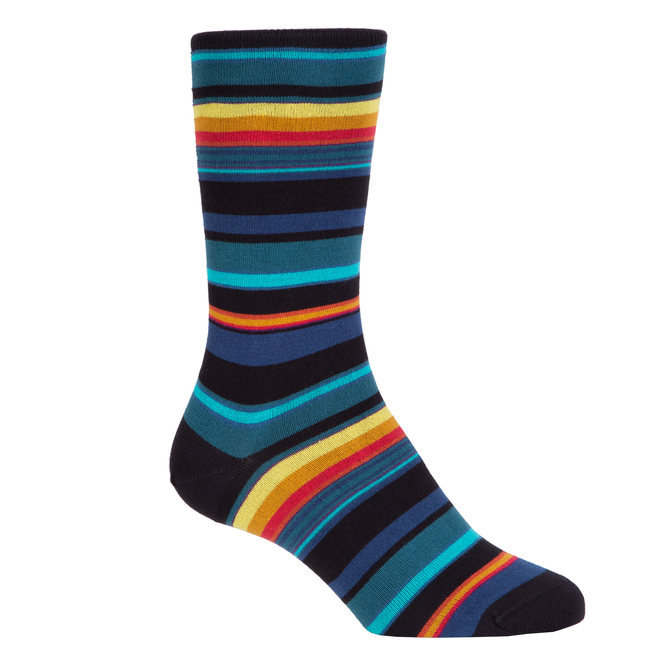 Horizon Stripe Cotton Socks