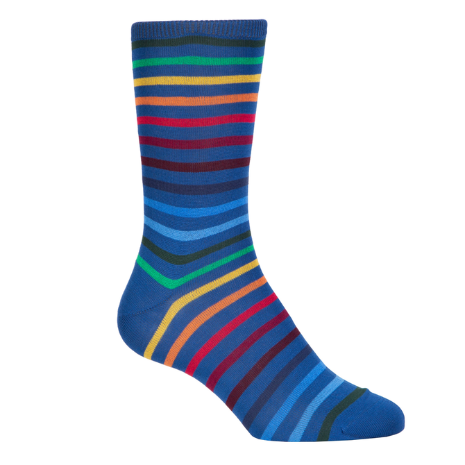 Rainbow Stripe Cotton Socks