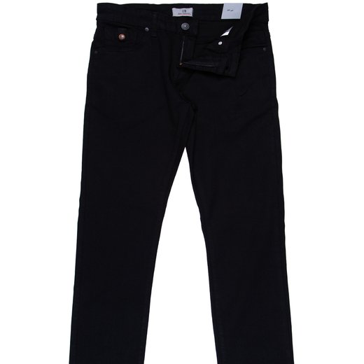 Joshua New Black To Black Slim Taper Fit Stretch Denim Jean-essentials-Fifth Avenue Menswear