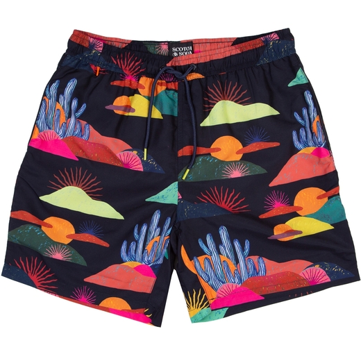 Abel Macias Print Swim Shorts-on sale-Fifth Avenue Menswear