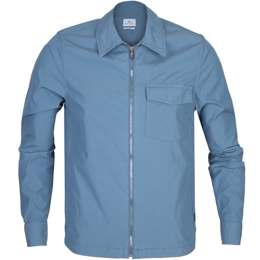 Zip-Up Light Weight Ripstop Shirt Jacket-on sale-Fifth Avenue Menswear