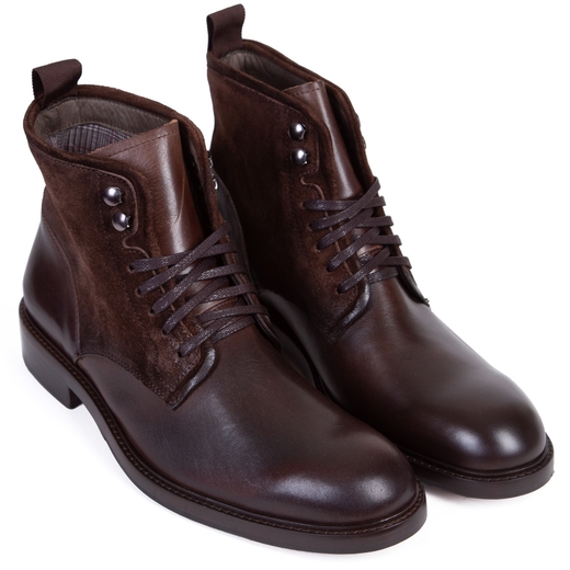 Bazil Lace-up Leather & Suede Boot-new online-Fifth Avenue Menswear