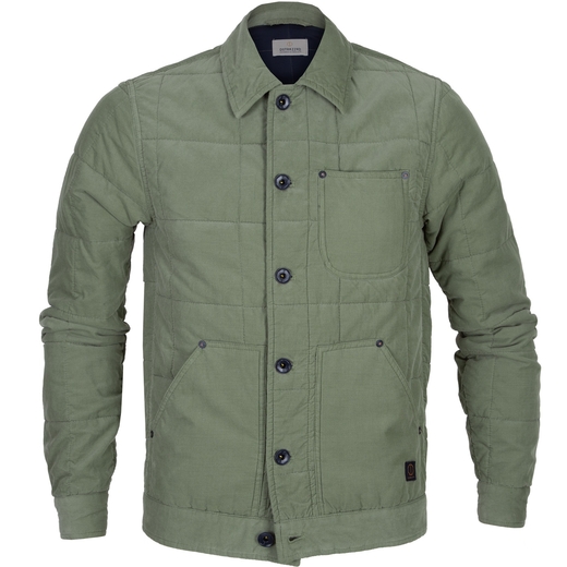 Baby Cord Padded & Quilted Worker Jacket-on sale-Fifth Avenue Menswear