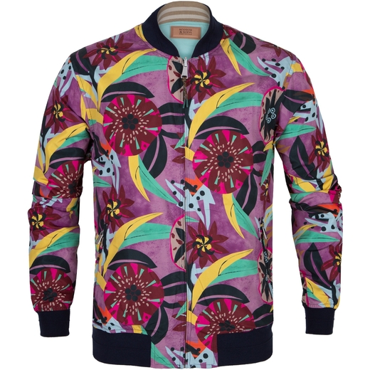 Reversible Printed Bomber Jacket-on sale-Fifth Avenue Menswear