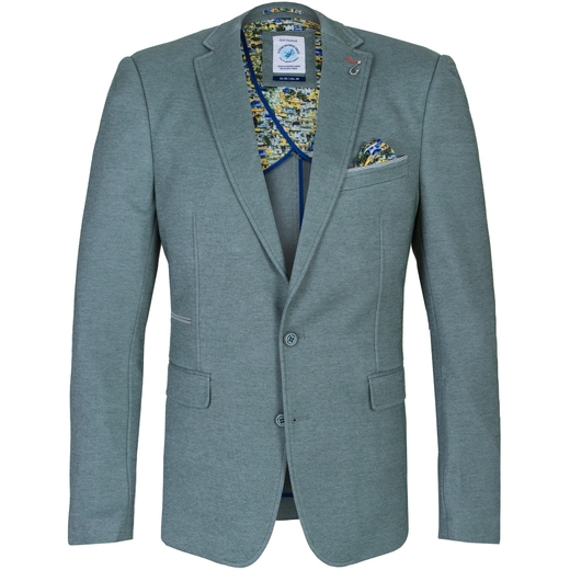 Soft Light Green Stretch Knit Blazer-on sale-Fifth Avenue Menswear