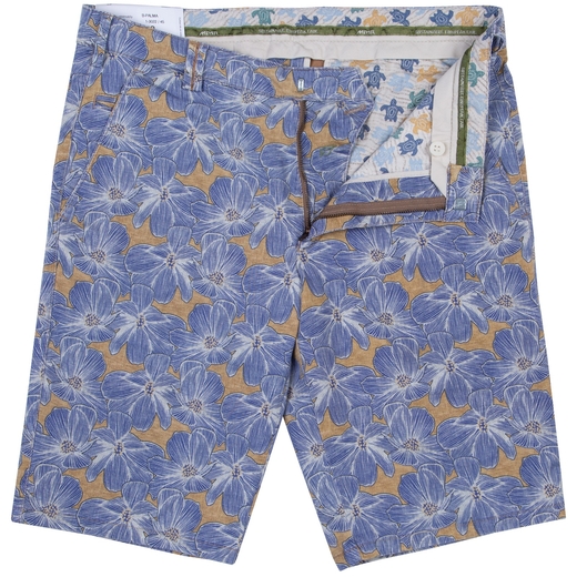 Palma Stretch Cotton Floral Print Shorts-on sale-Fifth Avenue Menswear