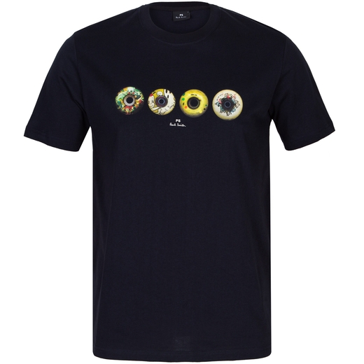 Organic Cotton Skateboard Wheels Print T-Shirt-new online-Fifth Avenue Menswear