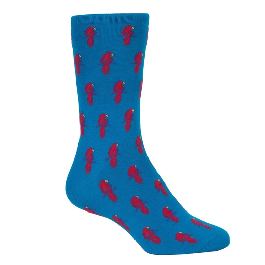 Dario Parrots Jacquard Cotton Socks-new online-Fifth Avenue Menswear