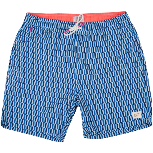Riviera Print Swim Shorts-on sale-Fifth Avenue Menswear