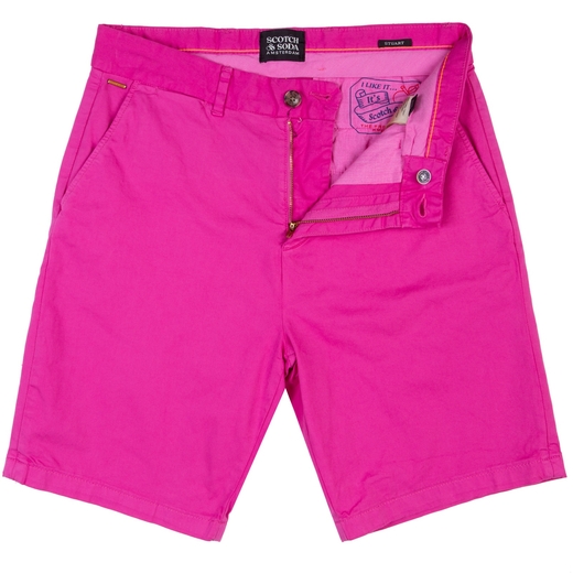 Stuart Garment Dyed Stretch Cotton Shorts-holiday-Fifth Avenue Menswear
