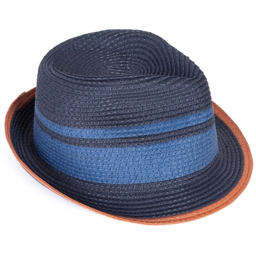 Block Stripe Trilby Hat-new online-Fifth Avenue Menswear