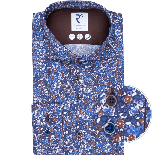 Abstract Floral Print Dress Shirt-new online-Fifth Avenue Menswear