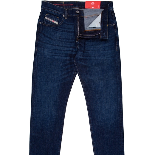 D-Strukt Slim Fit Dark Aged Stretch Denim Jeans-new online-Fifth Avenue Menswear