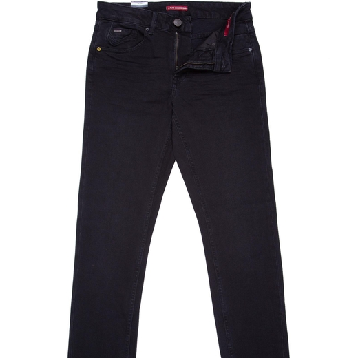 Regular Slim Fit Black Stretch Denim Jeans-new online-Fifth Avenue Menswear