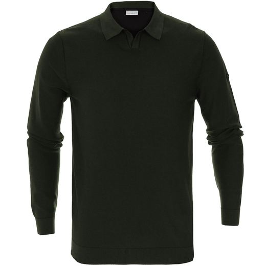 Polo Collar Knit Pullover-new online-Fifth Avenue Menswear